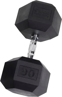 Body-Solid Rubber Coated Hexagon Single Dumbbells Hand Weights 90 Lb • $231.87