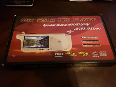 Sun Visor DVD Player Passenger Side Open Box Remote Game CD Manual W Wiring Usb • $125