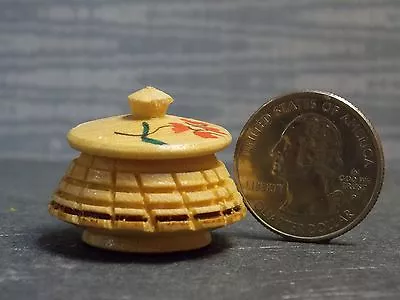 Dollhouse Miniature Pot With Lid K Royal 1:12 One Inch Scale D145 Dollys Gallery • $7.99