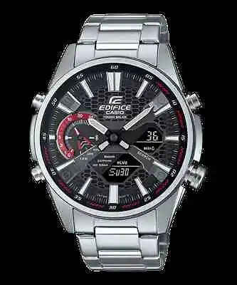 Casio Mens Edifice Solar Powered With Black Dial Watch ECBS100D-1A • $229