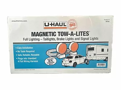 New/Sealed U-Haul Magnetic Tow-a-lites Vehicle / Trailer Tow Light Set~MTOW • $39.99