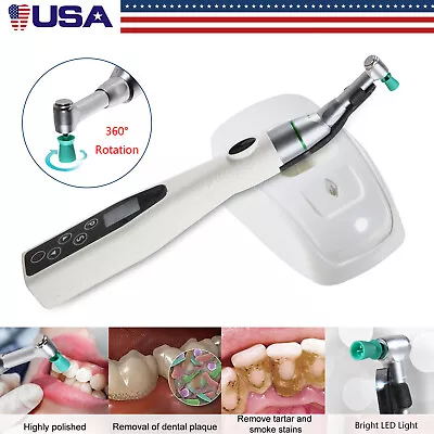 Dental Polishing Grinding Cutting Handpiece LED Motor 4:1 Reduction Contra Angle • $99