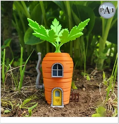 Magical Enchanted The Carrot Fairytale Mini Fairy House For Home Garden Decor • £33.25