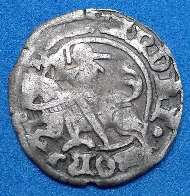  Halfgroat - Zygmunt I Lithuania 1509-1518  Silver Coin. • $35