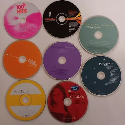 Eight CD Discs  Bundle -CDs ONLY - Includes Mariah Beyonce Jessica Simpson +++ • $2.49