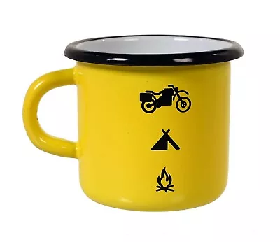 Touratech  Icons  Enamel Mug - 01-070-0109-0 • $24.80