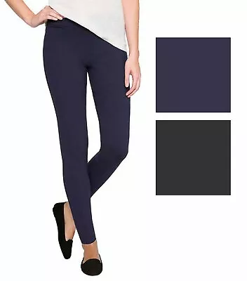 Matty M Womens Slub Ponte Pull On Legging Pant • $14.99