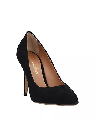 £0.99 • Buy RRP€275 EMPORIO ARMANI Suede Leather Court Shoes US9 EU40 UK7 Made In Italy