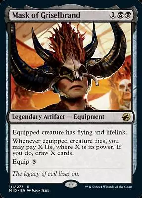 Mask Of Griselbrand [Innistrad: Midnight Hunt] MTG Magic • $1.90