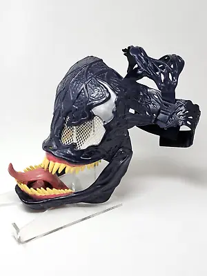 2007 Venom Mask Scary Black Spiderman 3 Movie Marvel Halloween Cosplay Web Sling • $59