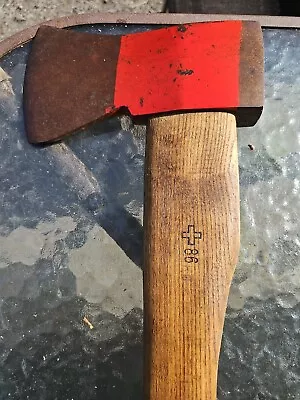 Swiss Hardwood Axe Wood Hatchet +86 Steel Large Head Fireman Military 23.5  • $19.95