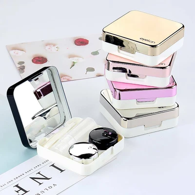 £2.60 • Buy Portable Travel Contact Lens Case Box Container With Mirror Eye Care Kit Sets