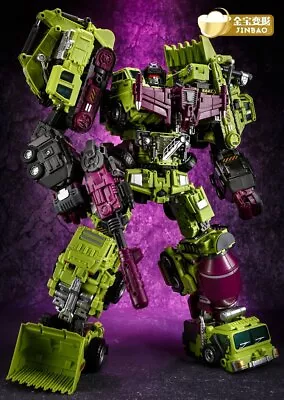 JINBAO Oversized Devastator 6pcs Full Set Green/Yellow Figure Upgrade Kit • $37.72