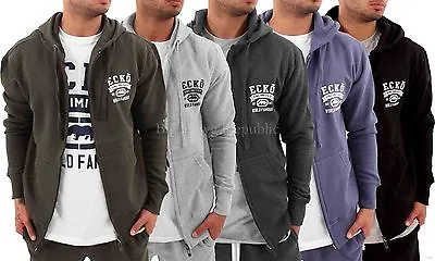 Ecko Men's Cotton Zip Up Hoodie New Hip Hop Star Era Time Is Money Jacket GGTB • $63.19