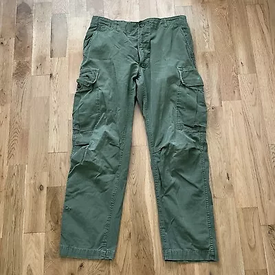 Vintage OG 107 Vietnam War Jungle Trouser Pants Ripstop Poplin 30x27 Broken Zip • $44.99