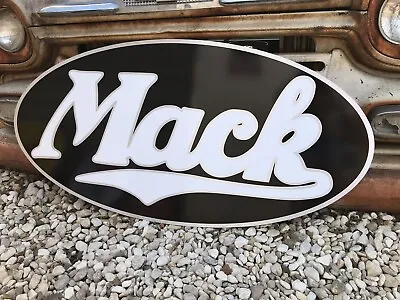 Antique Vintage Old Style Mack Trucks Sign. Free Shipping.  • $175