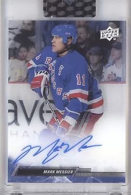 Mark Messier 2022-23 Upper Deck Clear Cut #cc-mm Acetate Auto Rangers Hof • $27