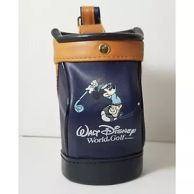 Walt Disney World Golf Mickey Mini Golf Bag Desktop Caddie Tee Holder Cup 5  • $14