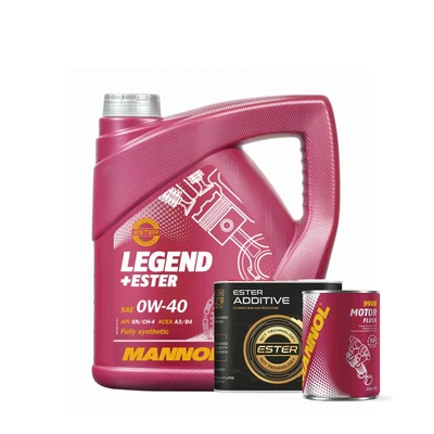 £35.69 • Buy 4L MANNOL 0W-40 Fully Synthetic Engine Oil + Engine Flush + Ester Oil Additive