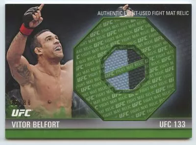 2012 Knockout Fight Mat Relics Green #FM-VB Vitor Belfort NM-MT MEM /88  • $4.50