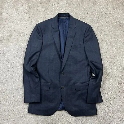 J Crew Ludlow Blazer Suit Jacket Sport Coat In Italian Glen-Plaid Wool Size 38R • $75