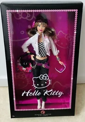 New In Box 2007 Barbie Hello Kitty Barbie Doll Pink Label Collector Mattel • $256.95