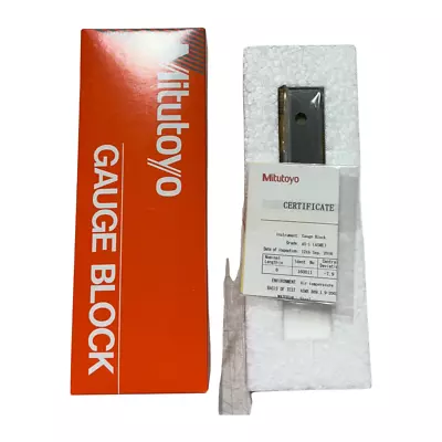 Mitutoyo 6  Rectangle Steel Gage Block Grade AS-1 • $124.99