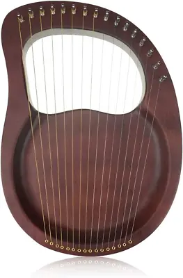 Timeless Classic“Ow”16-String Wooden Lyre HarpMahogany Wood String Instrument W • $72.99