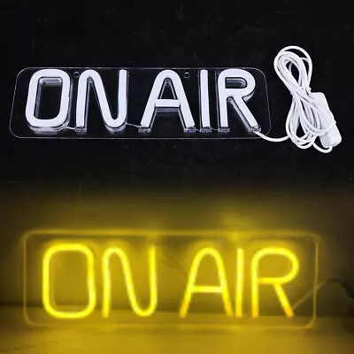 On Air Neon Sign On Off Recording Studio LED Lamp Bar Pub Wall Decoration Light • $12.82