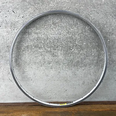 Vintage Mavic 236 26 In Rim 32 Hole MTB Hoop Clincher Silver Mountain   32h 90s • $53.99