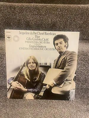 CBS 76529 Jacqueline Du Pre Elgar Cello Concerto Daniel Barenboim NM Gatefold • £4.99