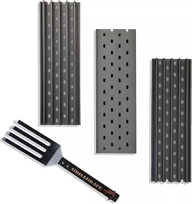 The GrillGrate Set Of (3) - 16.25  Sear Panels (Interlocking) + Short Tool • $77.37