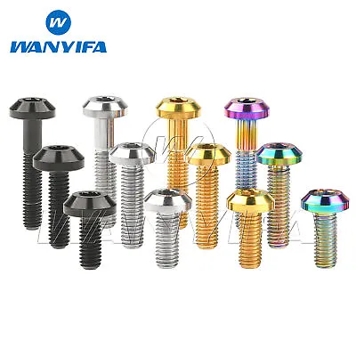 Titanium Bolts M8x15 20 25 30 35 40mm Hexagon Screw For Bicycle Motorcycle Brake • $2.94