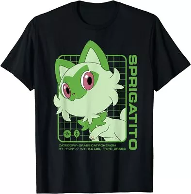 Pokémon - Sprigatito Stats T-Shirt • $9.99