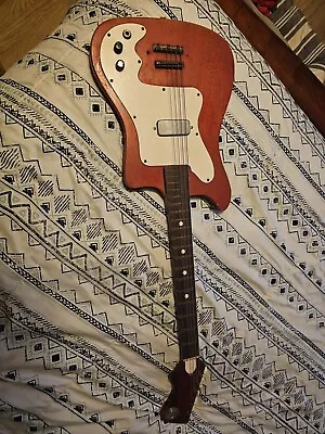 1965 Kay K-310 Red Vintage Electric Guitar USA Rare • $500