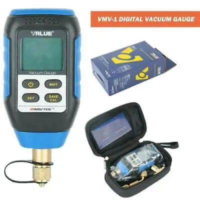 $131.59 • Buy VMV-1 High Precision Digital Vacuum Gauge Tester Pressure Vacuum Meter 0-10000Pa