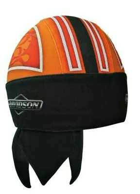 $17.99 • Buy Harley-Davidson Black & Orange With Flames Headwrap - HW22864