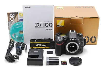 [Near MINT In BOX] Nikon D7100 24.1MP Digital SLR Camera Black Body Japan • $335
