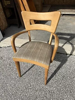 Mid Century Heywood Wakefield Dog Bone Kitchen Dining Side Chair With Arms • $180