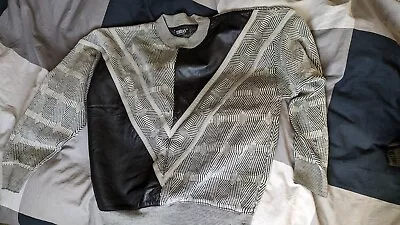 Torras Leather And Wool Sweater Lg • $5.16