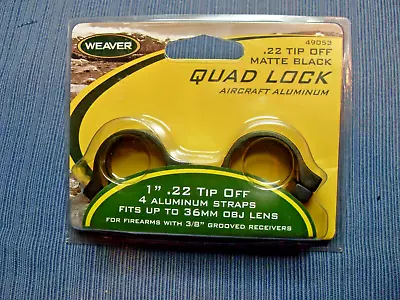 NEW---Weaver Quad Lock 1   22 Tip Off Rings #49053 • $10.95