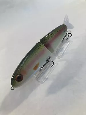 Rainbow Trout Surface Wake Glider Swimbait 9” Inch • $300