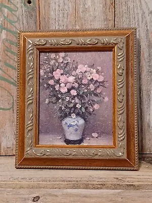 Rosiers By Marcel Dyf Textured Print Framed Victorian Era Wall Hanging **Read • $12.33