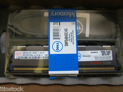 £108 • Buy Dell 4GB Memory PowerEdge R710 DDR3-1067 SNPG48FC/4G R710 R410 R910 + Others