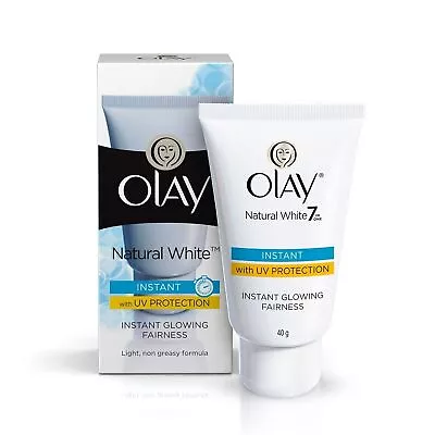 Olay Natural White Instant Glowing Fairness Cream With UV Protection 40 Gram • $20.57