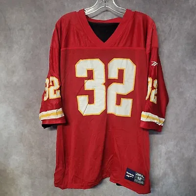 VTG 90s Reebok NFL Kansas City Chiefs Marcus Allen 32 Reversible Jersey 52 2XL • $34.99