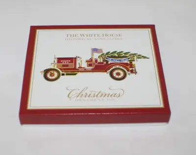 £24.61 • Buy White House Historical Association 2016 Christmas Ornament Fire Truck Hoover New