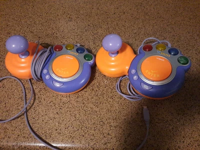 $18.86 • Buy Vtech V.Smile Joystick Child Game Controller VSmile TV Learning System Set Of 2