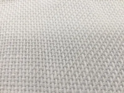 Vintage White Linen Toweling Fabric  ¾ Yard • $5.50