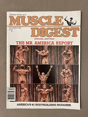 Muscle Digest Bodybuilding Fitness Magazine / Mr America Tim Belknap / 12-81 • $33.98